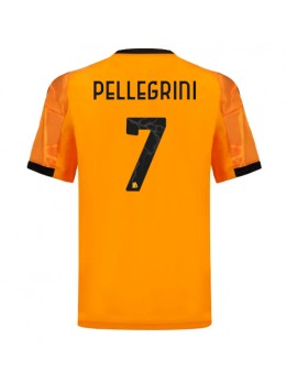 Muži Futbalové oblečenie AS Roma Lorenzo Pellegrini #7 2025-26 Krátky Rukáv - Preč Muži Futbalové oblečenie AS Roma Lorenzo Pellegrini #7 2025-26 Krátky Rukáv - Preč